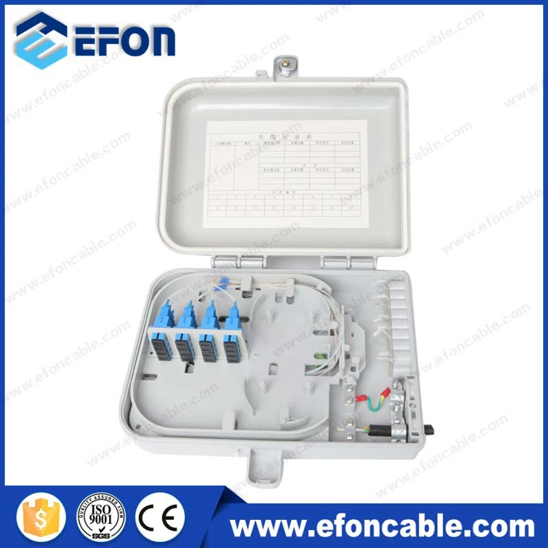 1X8 1X16 PLC Splitter FTTH 10pair Fiber Optic Junction Terminal Box (FDB-016A)