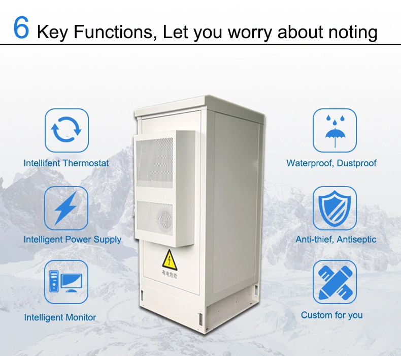 DDF ODF 19/21 Inch Outdoor Assembly Battery Compartment Fiber Optic Distribution Cross Connect Base Station Cabinet