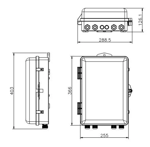 Fiber Optic Cable FTTH Splitter Terminal Box